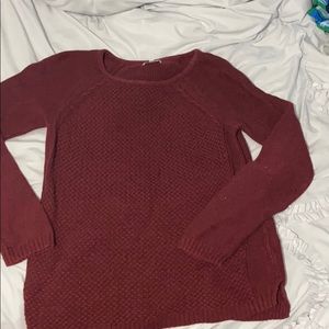 Sonoma deep red sweater